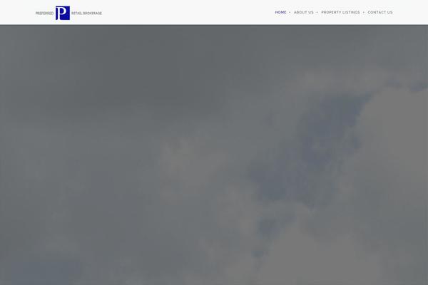 Brooklyn Child theme site design template sample