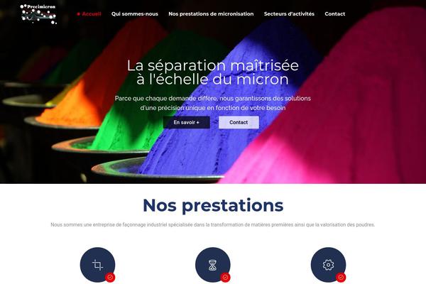 Synergia theme site design template sample