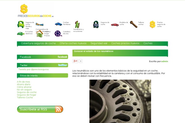 preciossegurosdecoche.es site used Clickseguros