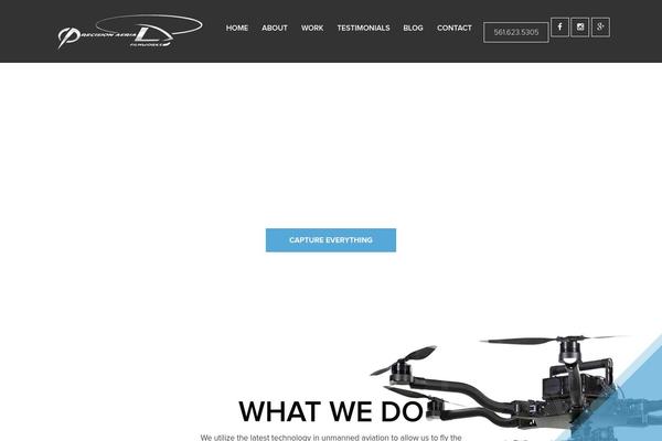 Precision theme site design template sample