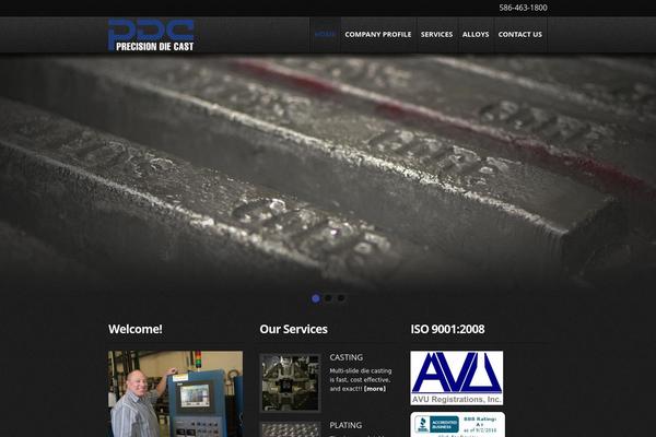 precisiondiecast.com site used Theme1502