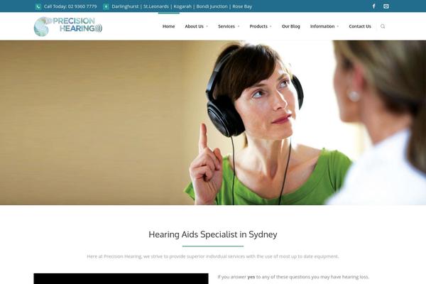 precisionhearing.com.au site used Mobilz