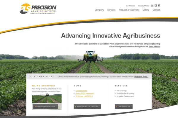 precisionlandsolutions.com site used Precision