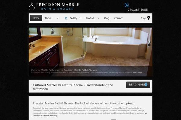 Precision theme site design template sample