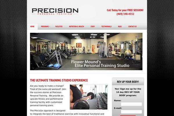 FitPro theme site design template sample