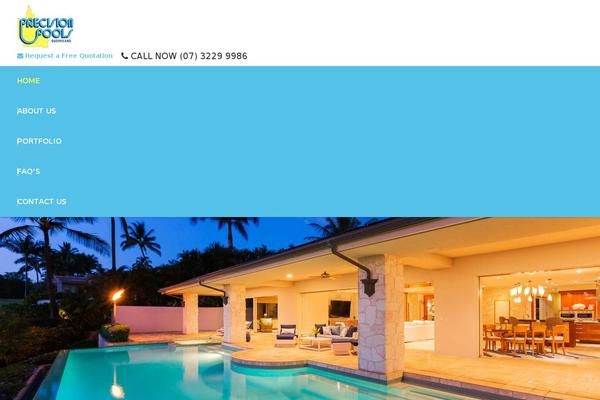 precisionpoolsqld.com.au site used Creativeground.com.au