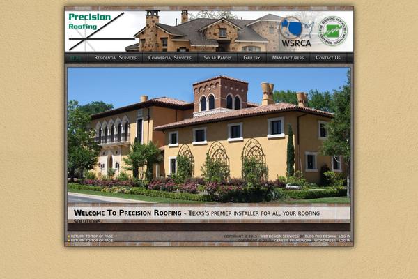 precisionroofingtx.com site used Amped Child