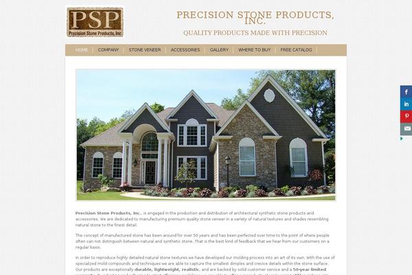 precisionstoneproducts.com site used Psp