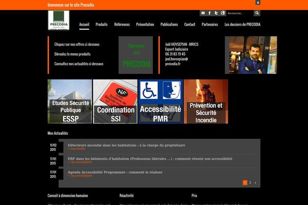 Cosmox theme site design template sample