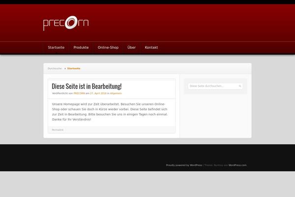 precorn.de site used Nuntius