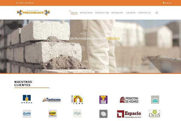 Site using Easy Portfolio plugin