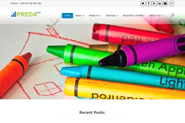 inCreate theme site design template sample