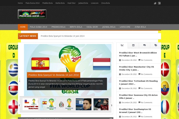 Weblog theme site design template sample