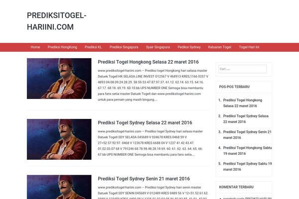 CW Magazine theme site design template sample