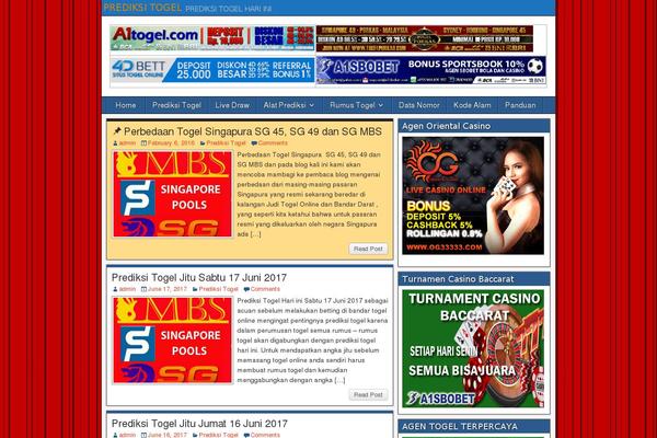 Frontier theme site design template sample