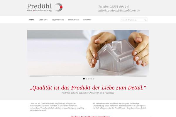 Chalong theme site design template sample