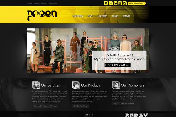 Newport theme site design template sample