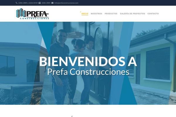 Structure theme site design template sample