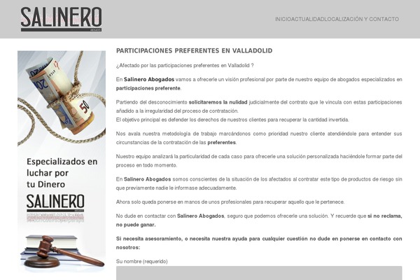 preferentesvalladolid.es site used Idimad