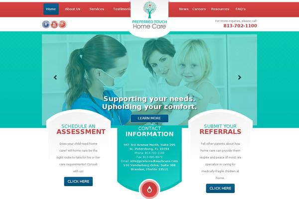 preferredtouchcare.com site used Preferredthc