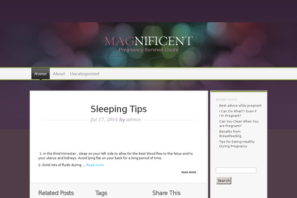 Magnificent theme site design template sample