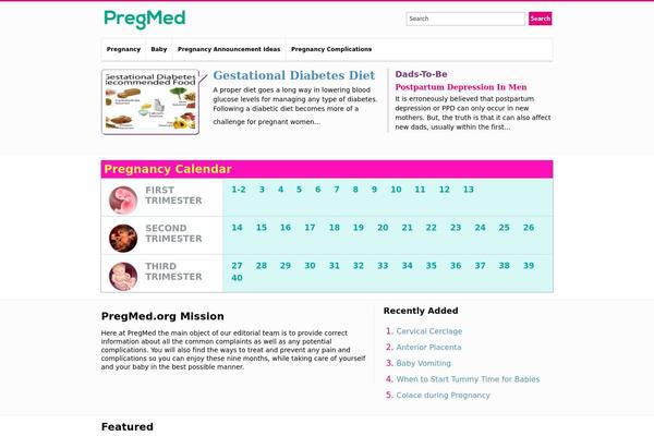 Magazine Pro theme site design template sample