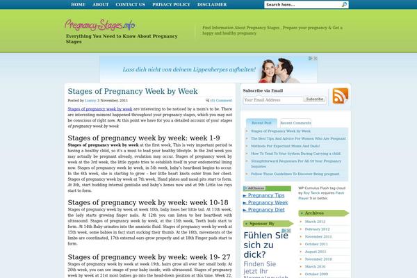 Organic theme site design template sample