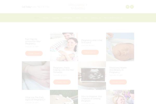 Pregnancy theme site design template sample