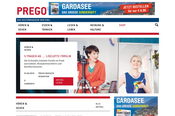 prego-magazin.de site used Prego