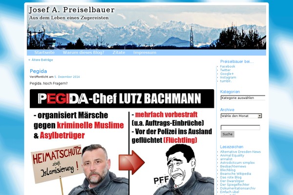 preiselbauer.de site used Noto Simple