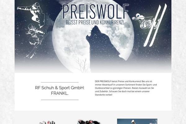 Matheson theme site design template sample