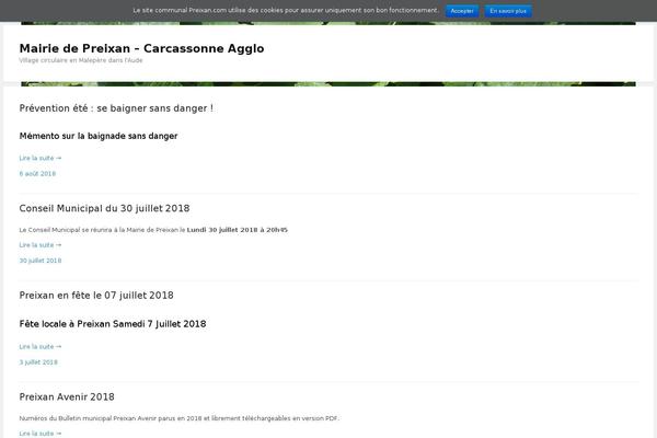 Village theme site design template sample