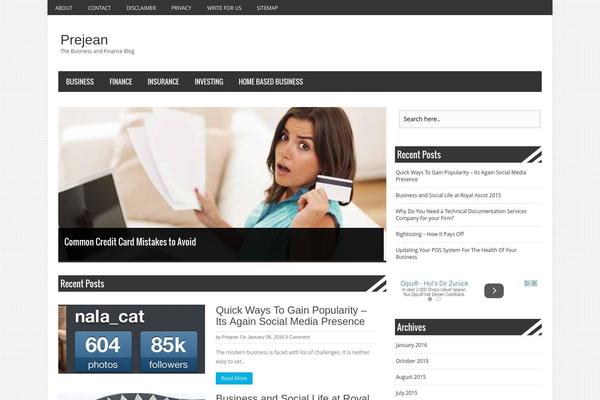 prejean.net site used EmpowerWP