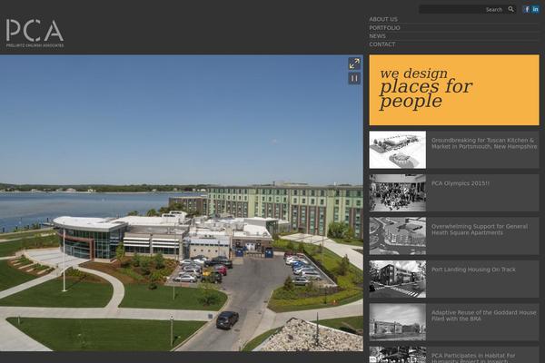 Pca theme site design template sample