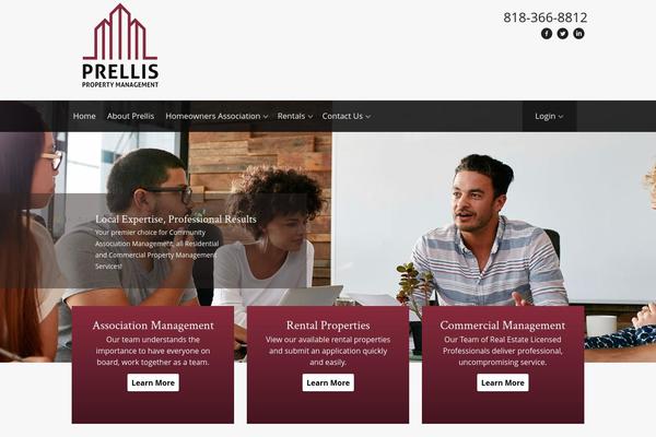 prellismanagement.com site used Denali