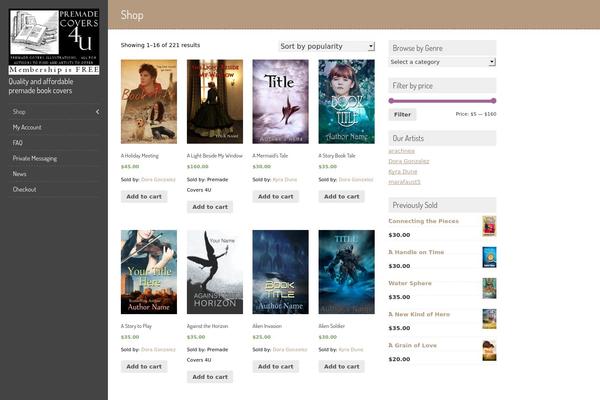 Site using Front End PM plugin