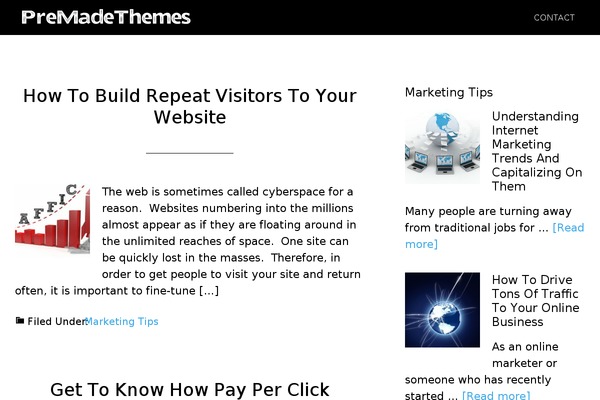 Parallax Pro theme site design template sample