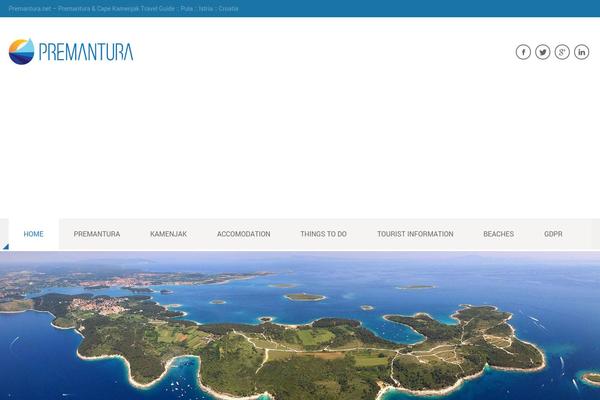 City Guide theme site design template sample