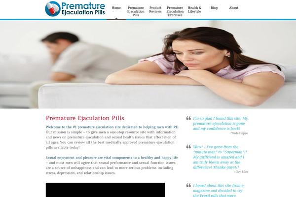Magee theme site design template sample