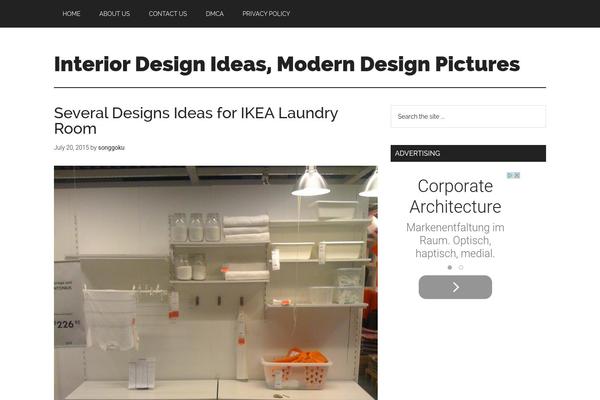 Magazine Pro theme site design template sample