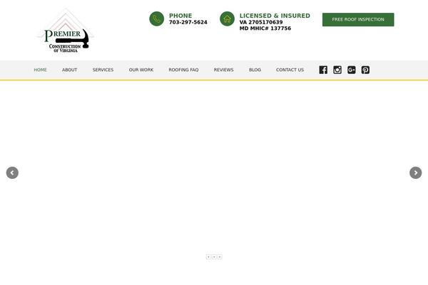 Baltimore theme site design template sample