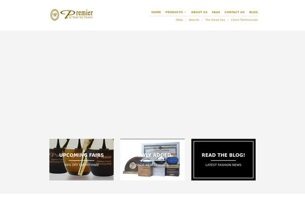 The Retailer Child theme site design template sample