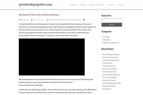 premierdepotpoker.com site used Pokermaster_no1