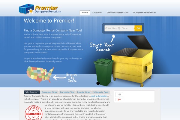 Premier theme site design template sample