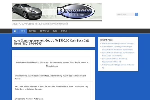 ShootingStar theme site design template sample