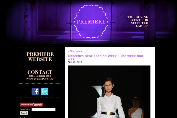 premierefashionblog.com.au site used Enterprise Pro