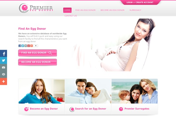 premiereggdonors.com site used Ped