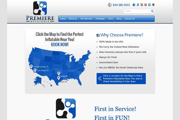 Premiere theme site design template sample