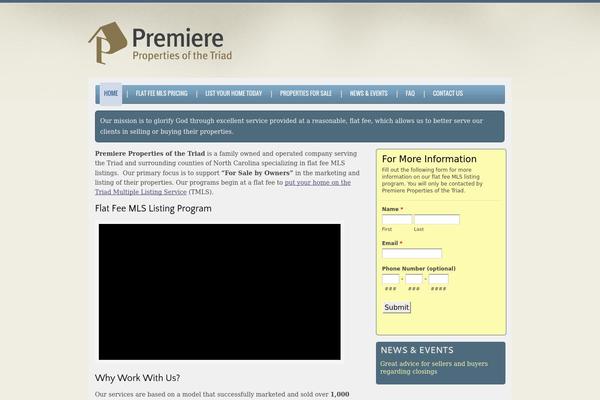 Denali theme site design template sample