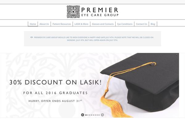 Enfold theme site design template sample